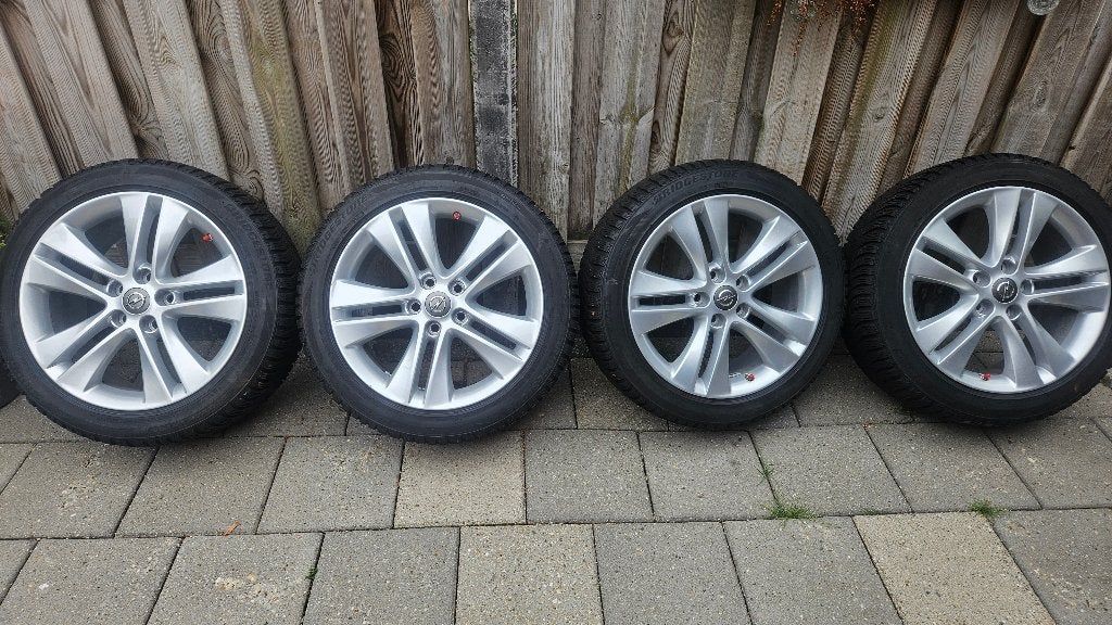 Opel originele Velgen 18inch, steek5x15, TPMS, winterbanden, Ophalen, 18 inch, Gebruikt, Banden en Velgen