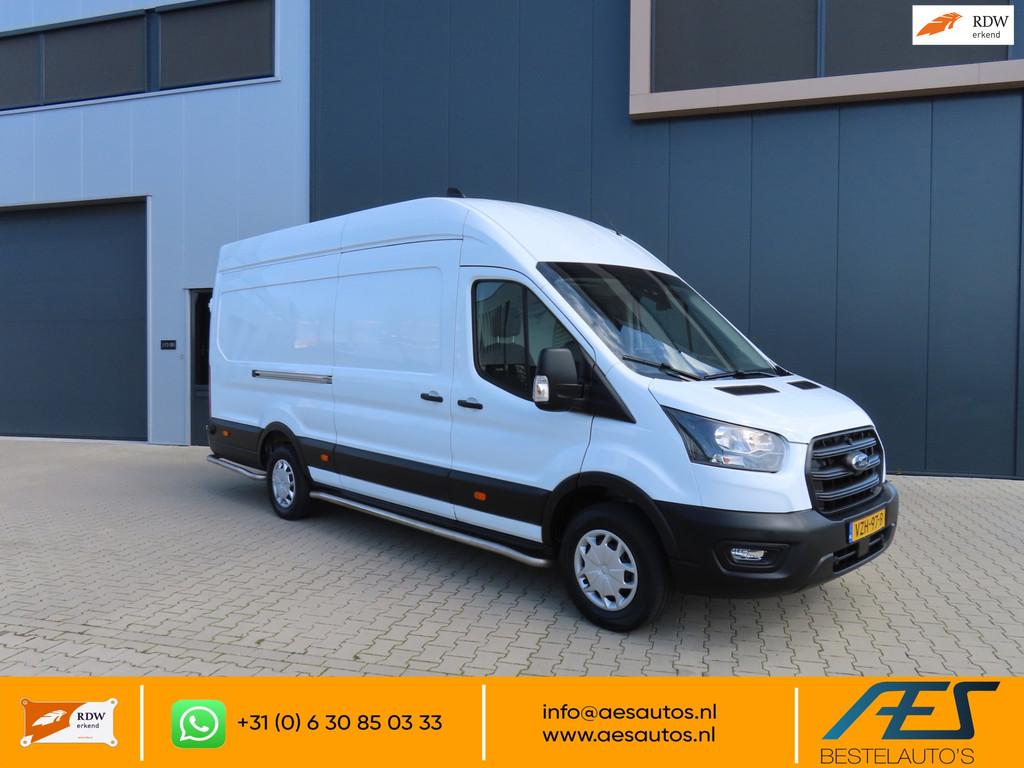 Ford Transit 350 2.0 TDCI L4H3 Trend RWD, Auto's, 4 cilinders, Wit, Bedrijf, 2331 kg