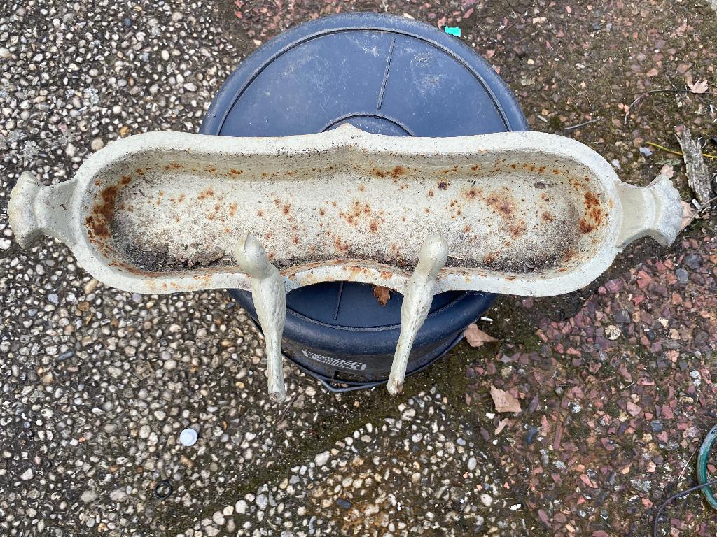 Vogeldrinkbak, Ophalen, Gebruikt