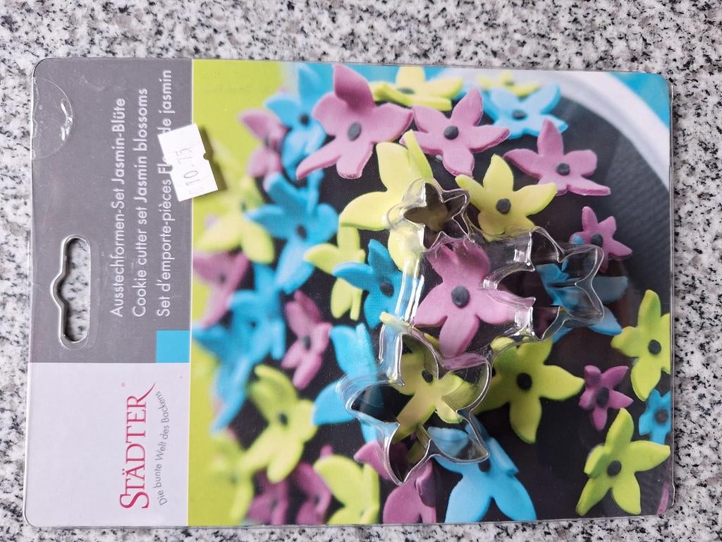 Stadter Uitstekerset Jasmijn Bloesem - Koekjes en Decoratie, Ophalen of Verzenden, Nieuw, Taarten of Cupcakes, Versiering
