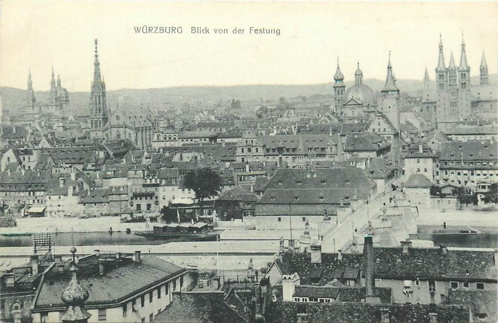 701-299-001 Wurzburg, Verzenden, Voor 1920, Duitsland