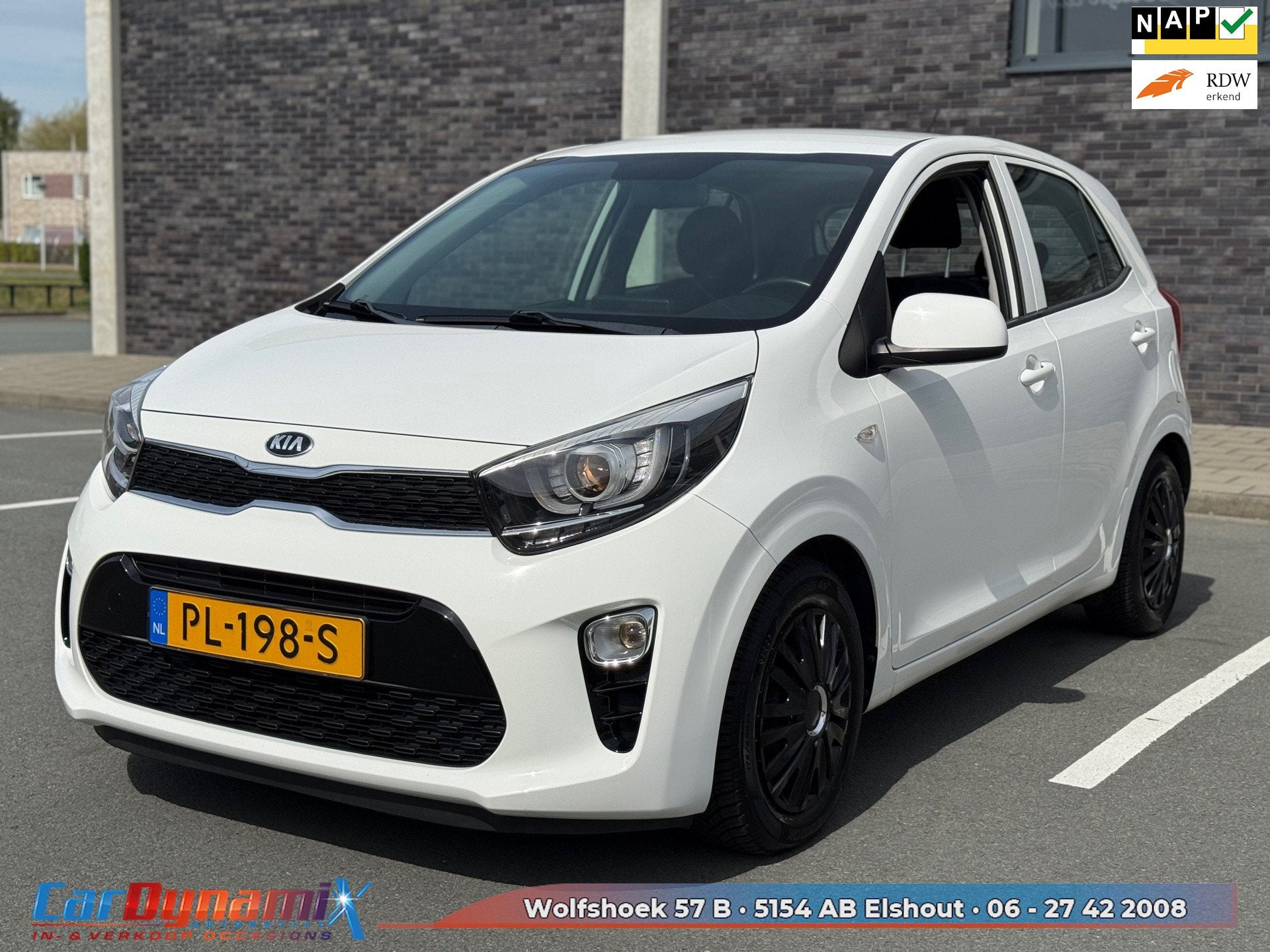 Kia Picanto 1.0 CVVT DynamicPlusLine | CarPlay | Climate | V, Voorwielaandrijving, Start-stop-systeem, Gebruikt, Euro 6