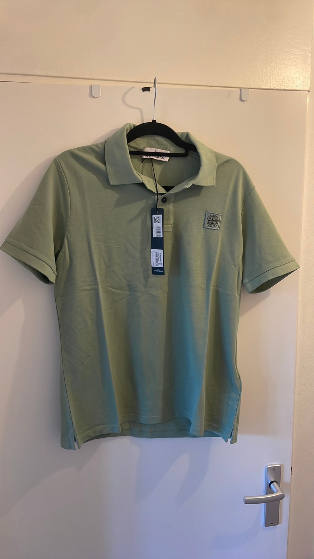 Stone island polo groen M, Kleding | Heren, Ophalen of Verzenden, Zo goed als nieuw, Maat 48/50 (M), Groen