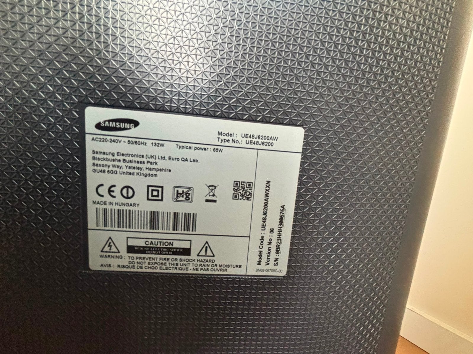 Samsung UE48J6200AW 48 inch Full HD Smart TV, LED, 50 Hz, Ophalen of Verzenden, Zo goed als nieuw