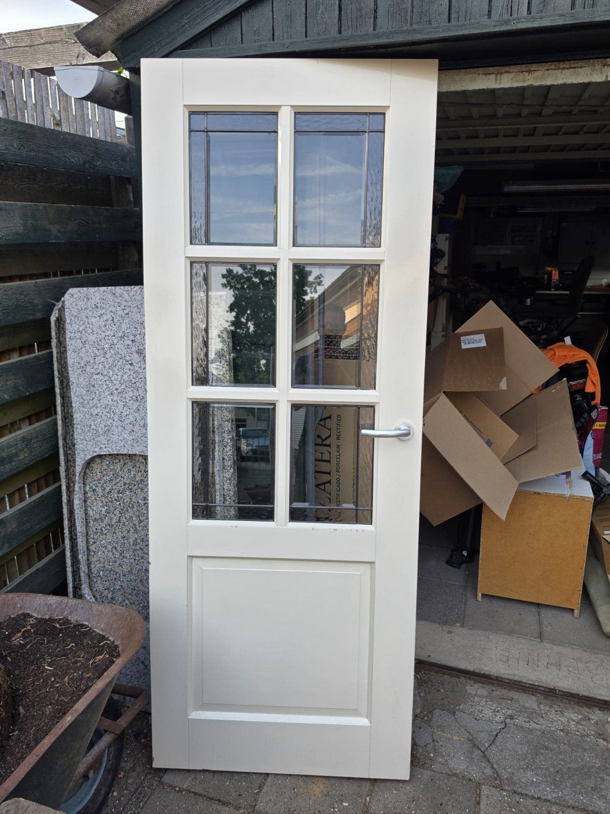 2 antieke deuren, Doe-het-zelf en Verbouw, Deuren en Horren, Ophalen, Gebruikt, Minder dan 80 cm, Binnendeur