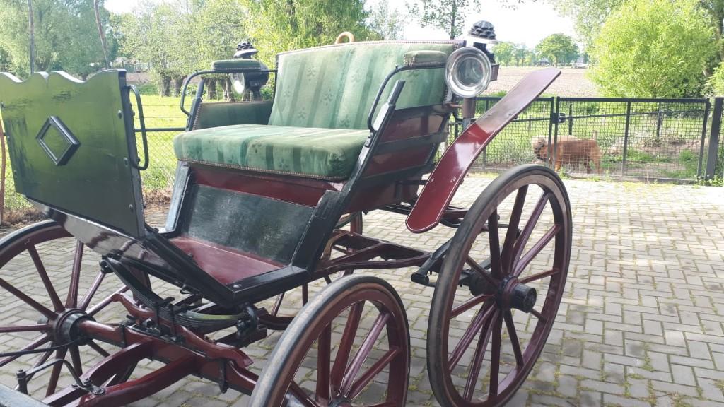 antieke dokterswagen notariswagen rijtuig koets kerkbrik, Ophalen