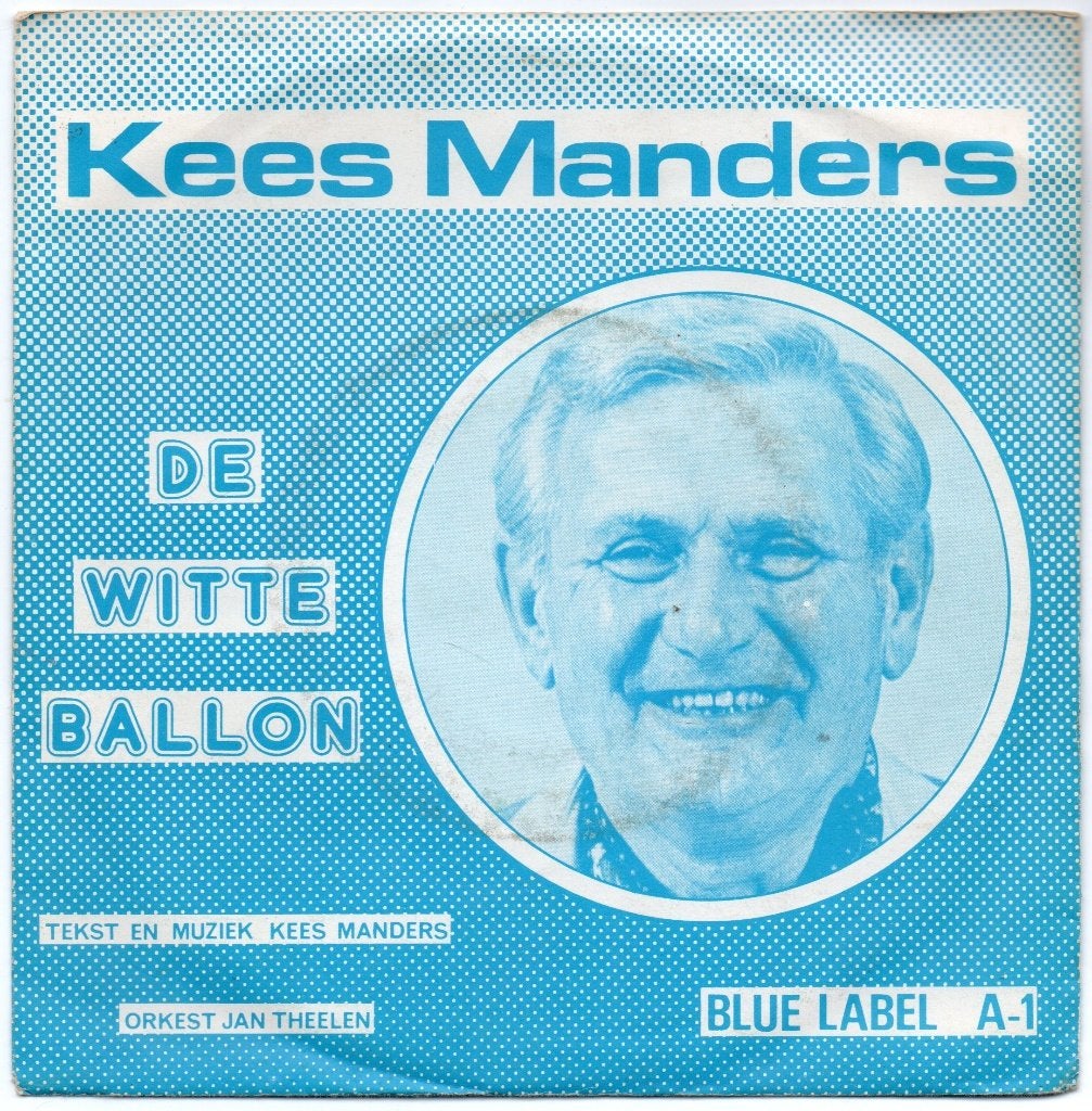 Kees Manders - De witte ballon, Gebruikt, 7 inch, Ophalen of Verzenden, Nederlandstalig