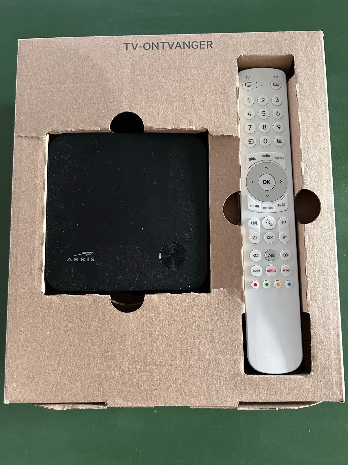 Arris VIP5202 KPN/Xs4All TV-ontvanger - Nieuw in doos, Audio, Tv en Foto, Decoders en Harddiskrecorders, Ophalen of Verzenden