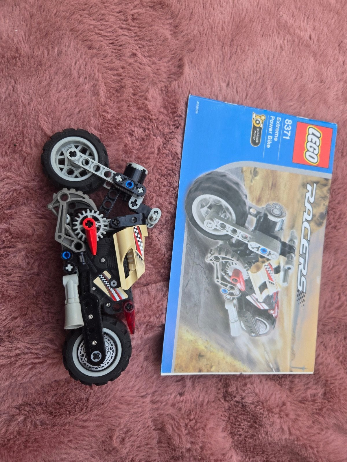 LEGO Racers 8371 Extreme Power Bike met handleiding, Ophalen of Verzenden