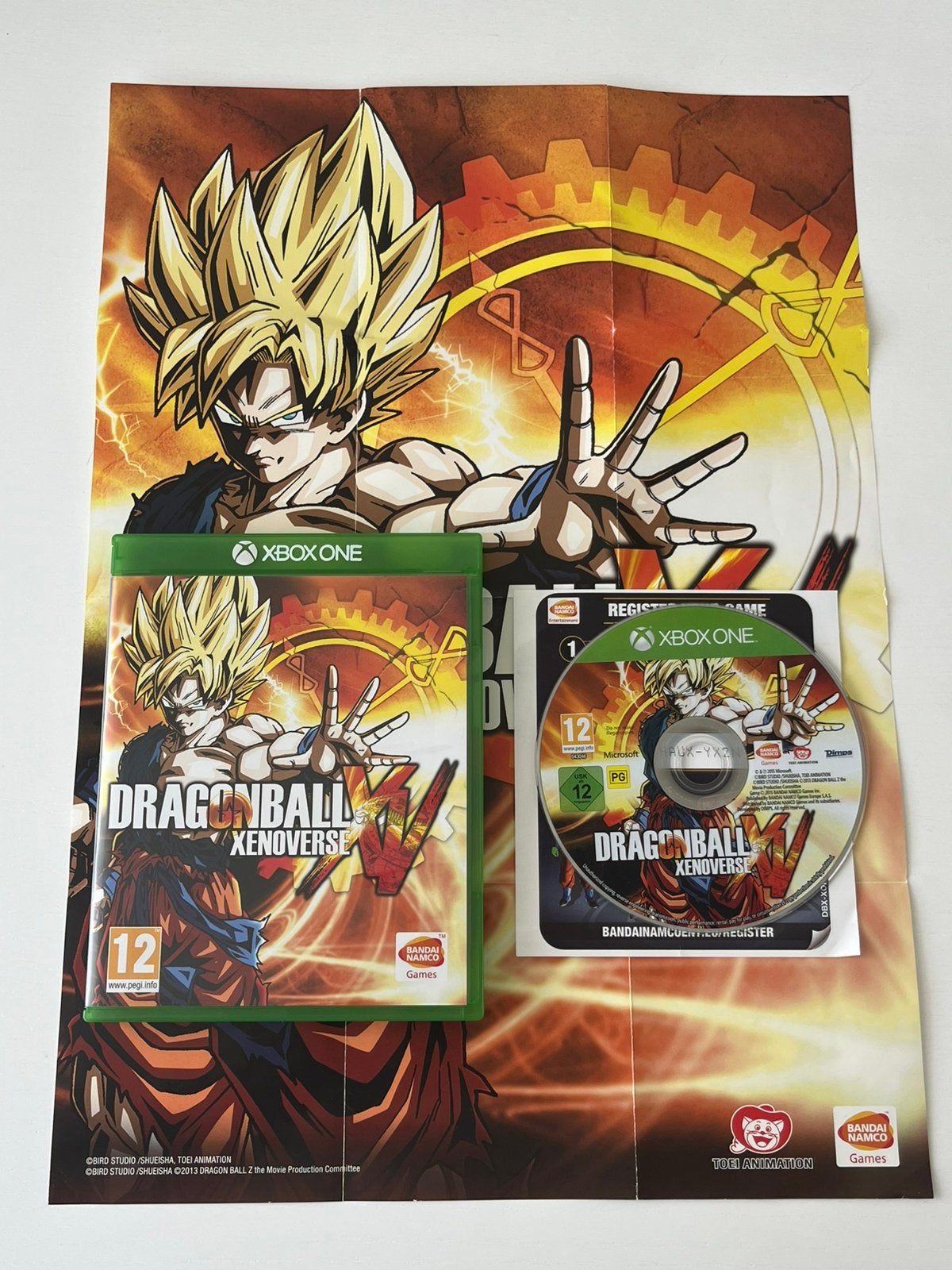 Dragonball Xenoverse XV met poster, Avontuur en Actie, 1 speler, Ophalen of Verzenden, Zo goed als nieuw