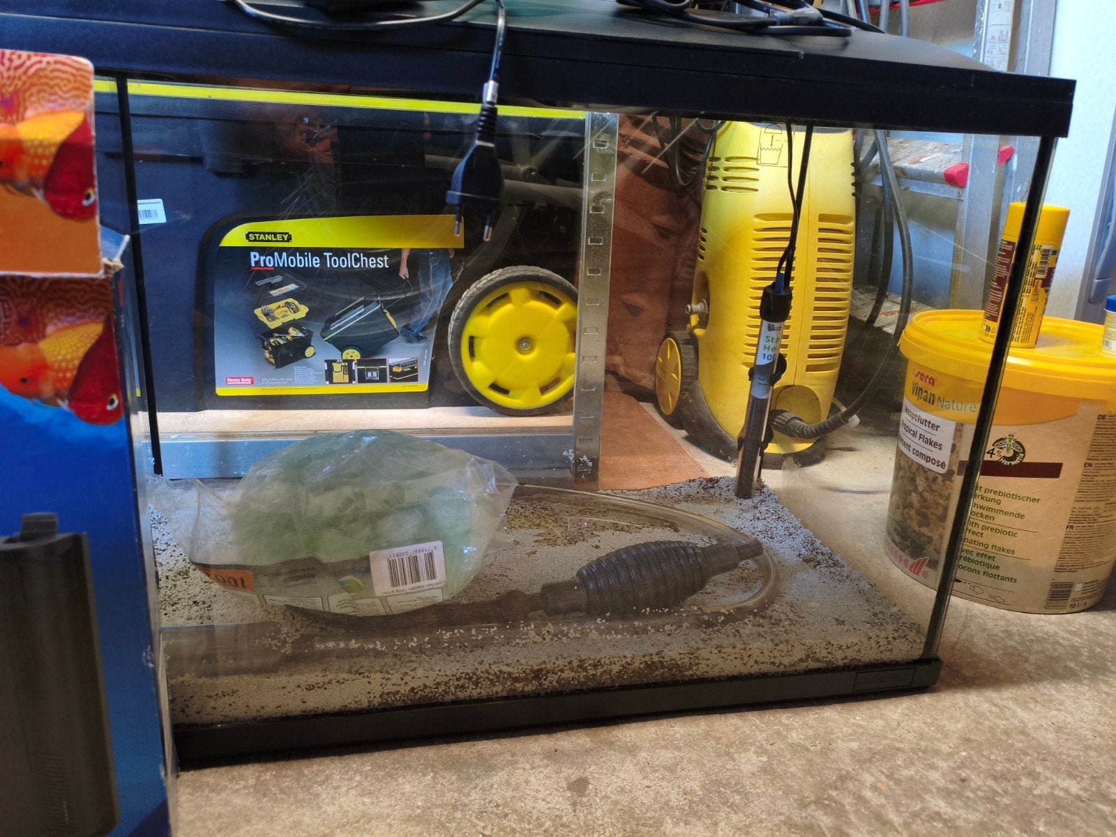 Superfish 100 compleet!, Ophalen, Inclusief deksel, Superfish, Gevuld zoetwateraquarium