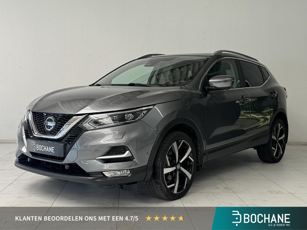Nissan Qashqai 1.3 DIG-T Tekna + | Navigatie | Panoramadak |, Auto's, Nissan, 687 kg, Gebruikt, 4 cilinders, Met garantie (alle)