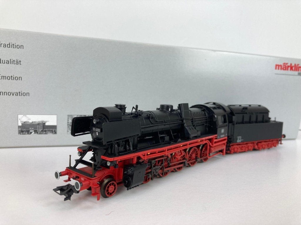 Märklin 37040 - Goederen Stoomlocomotief - DB - BR 50.40, Wisselstroom, Locomotief, -, -