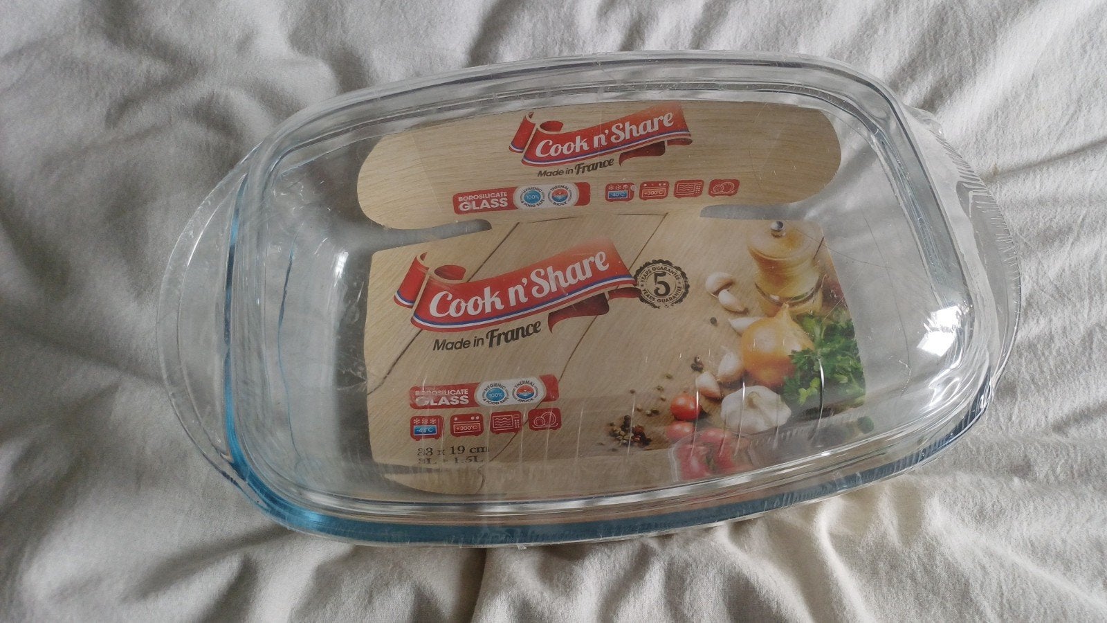 Nieuwe ovenschaal met deksel, Nieuw, Ophalen of Verzenden, Overige merken, Glas