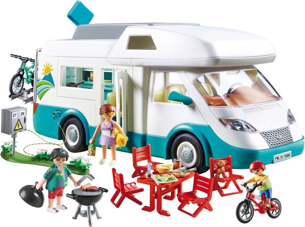 Playmobil Family Fun Camper 70088, Ophalen, Gebruikt, Complete set, Voertuig