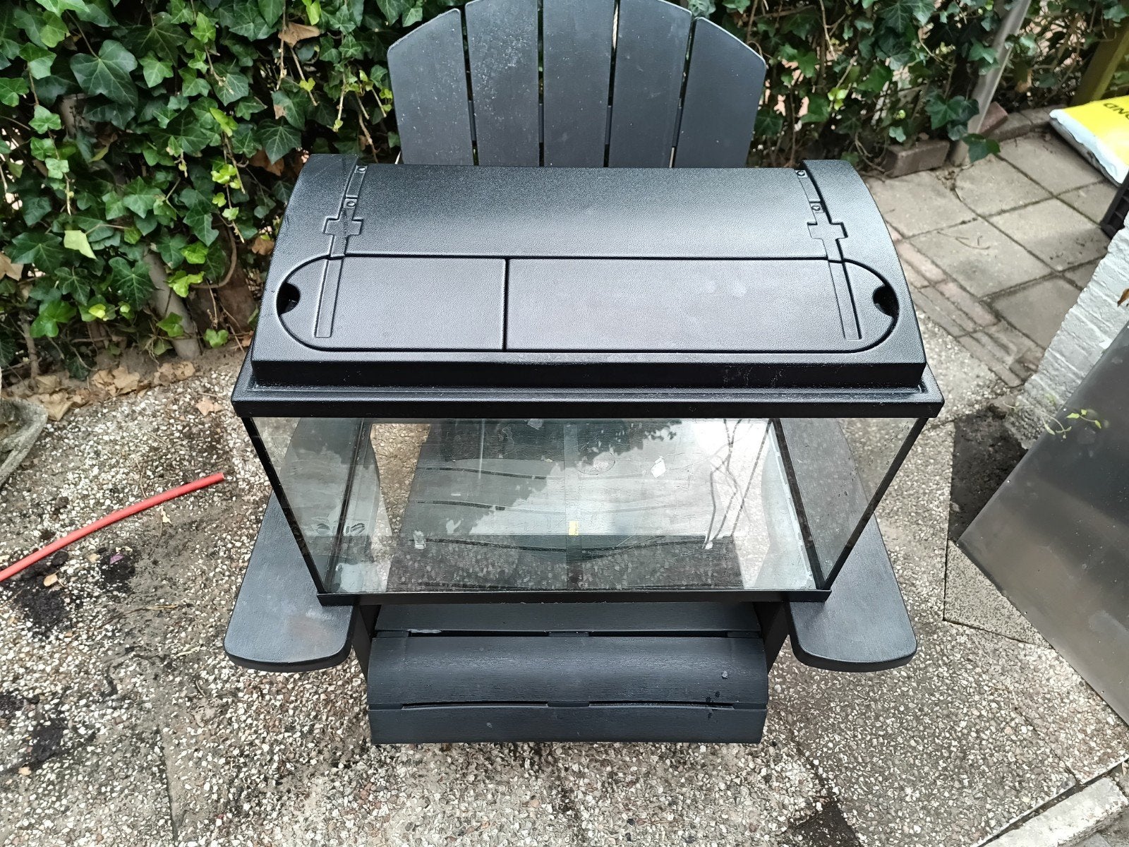 Aquarium 60 liter met alle toebehoren, Ophalen, Zo goed als nieuw, Leeg aquarium