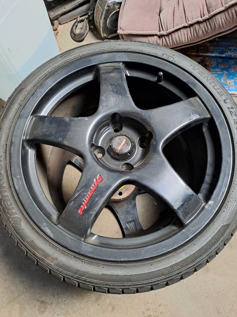 ST  dynamics velgen en banden, Ophalen, Gebruikt, Banden en Velgen, 17 inch