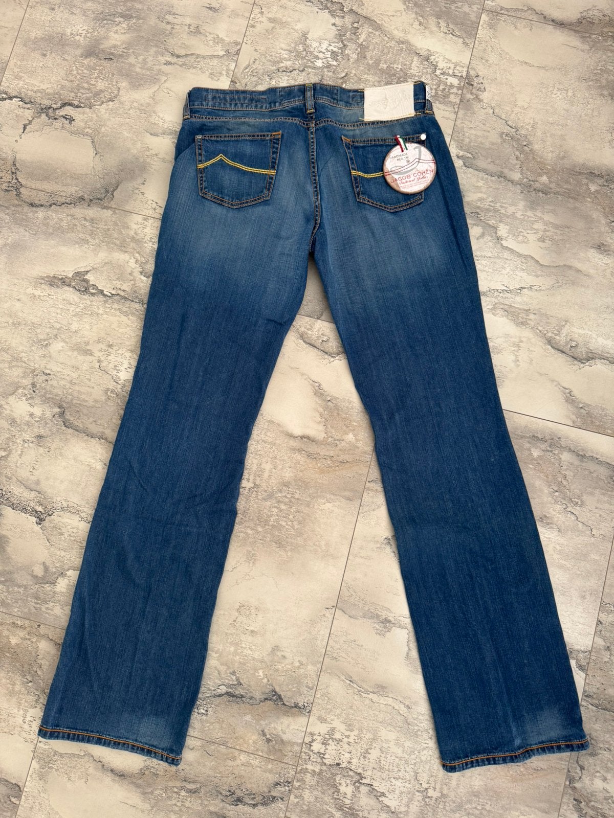 Jacob Cohen dames jeans mt 32, Ophalen of Verzenden, Zo goed als nieuw, Blauw, W30 - W32 (confectie 38/40)
