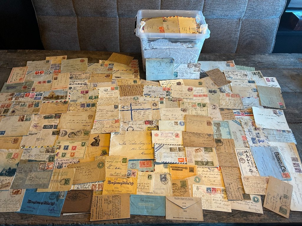 Schitterende verzameling oude buitenlandse enveloppen, Ophalen, Envelop