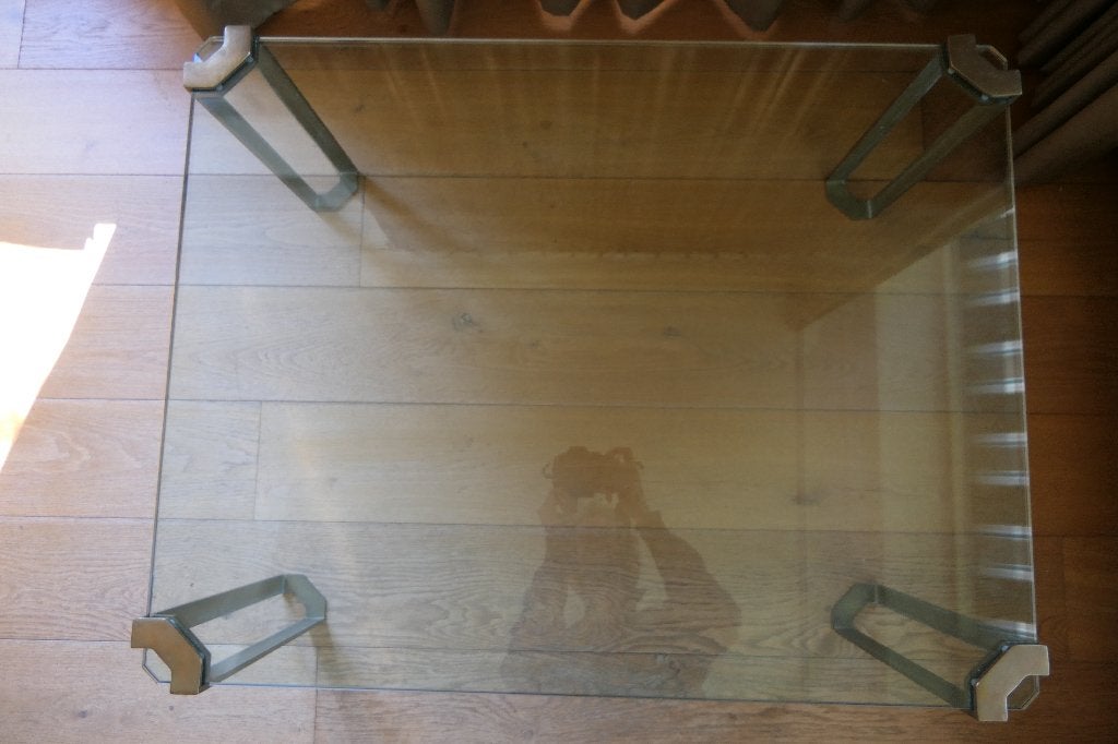 Jaren 70 designtafel Peter Ghyczy 90x70 cm, Ophalen, 50 tot 100 cm, 50 tot 100 cm, Zo goed als nieuw