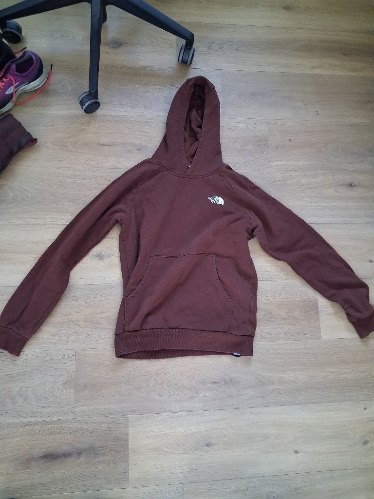 The North Face Hoodie - Bruin - Maat M, Bruin, Maat 48/50 (M), Ophalen of Verzenden, Zo goed als nieuw
