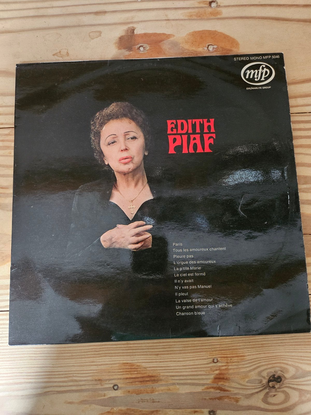 Edith Piaf LP - Klassieke Franse Chansons, Ophalen of Verzenden, Gebruikt, 12 inch, LP