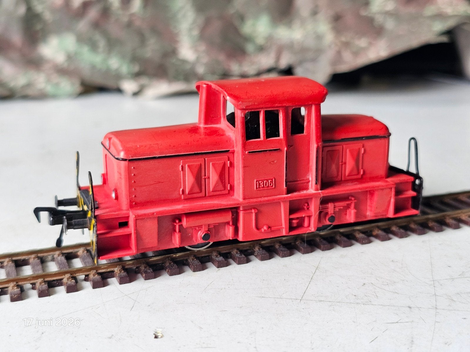 Fleischmann H0 rangeerlocomotief, Gebruikt, Fleischmann, Ophalen of Verzenden, Analoog