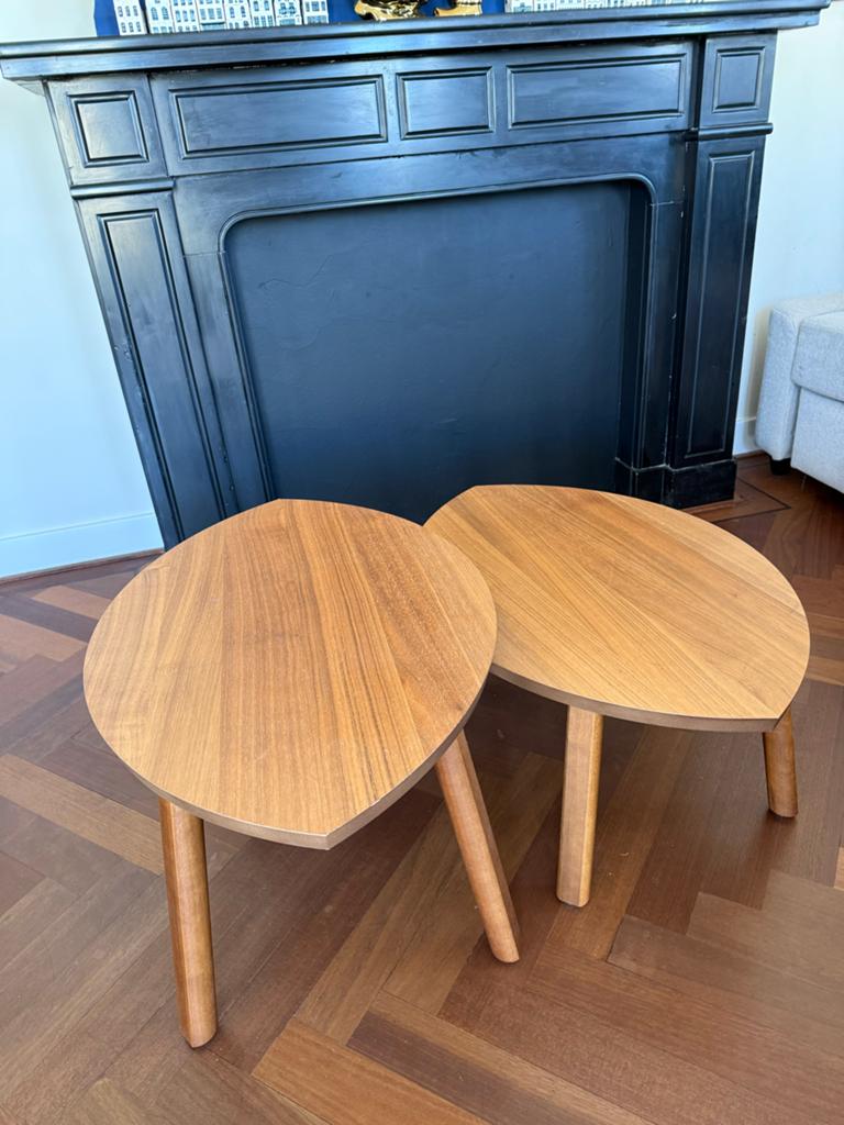 IKEA STOCKHOLM Salontafels (set van 2), Ophalen, Minder dan 45 cm, Gebruikt, 75 cm of meer
