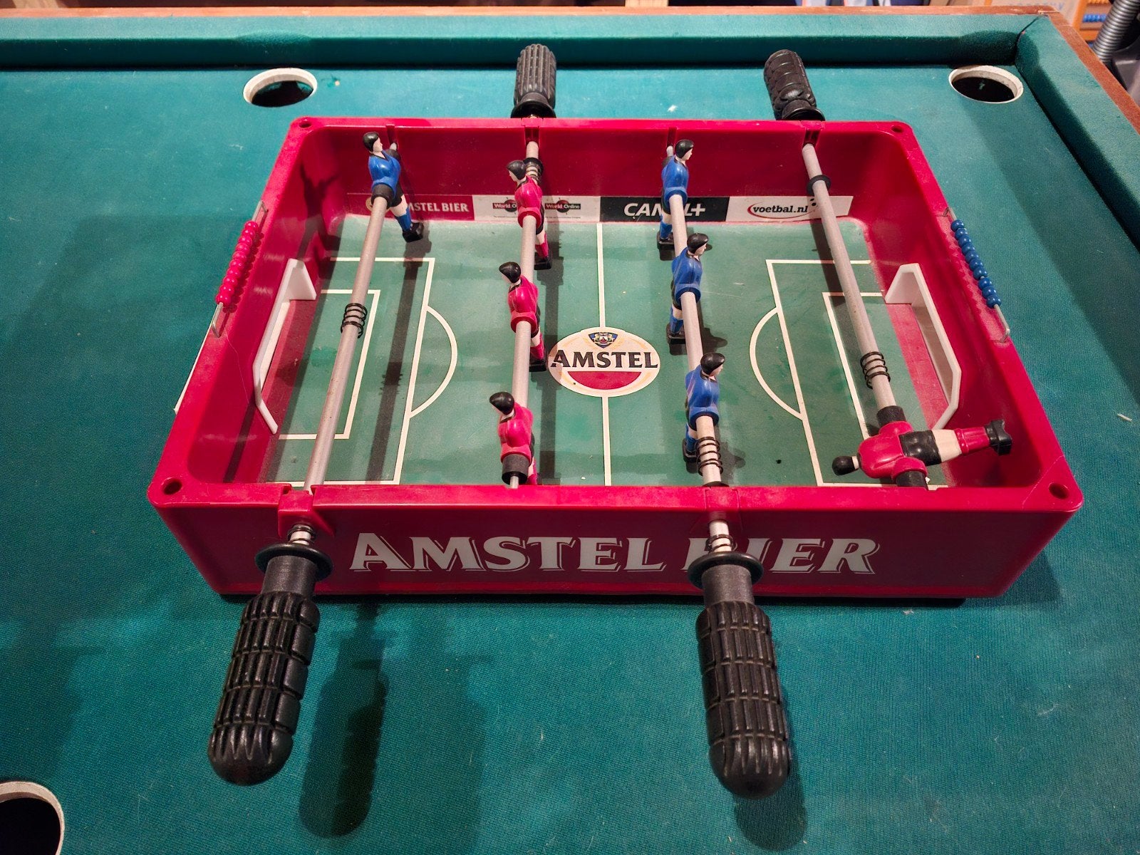 Amstel Bier Mini Tafelvoetbalspel, Ophalen, Gebruikt, Jongen of Meisje