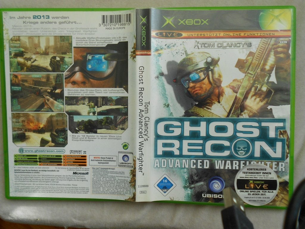 Ghost recon game voor xbox compl. Met boekje. Vanaf 16jaar., Gebruikt, 1 speler, Vanaf 16 jaar, Ophalen