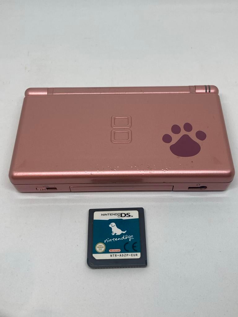 Nintendo DS Lite Roze met Nintendogs, Spelcomputers en Games, Spelcomputers | Nintendo DS, Ophalen of Verzenden, Roze, DS Lite