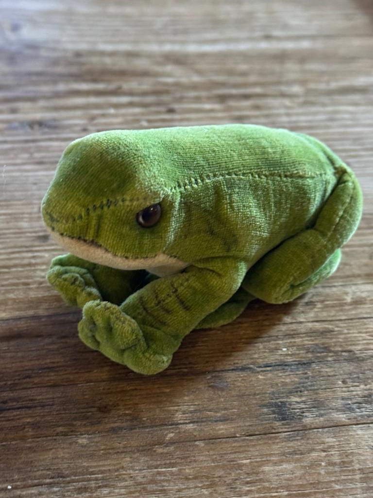 Antieke Kikker van Steiff- ,,Froggy” ( Frosch):, Antiek en Kunst, Verzenden