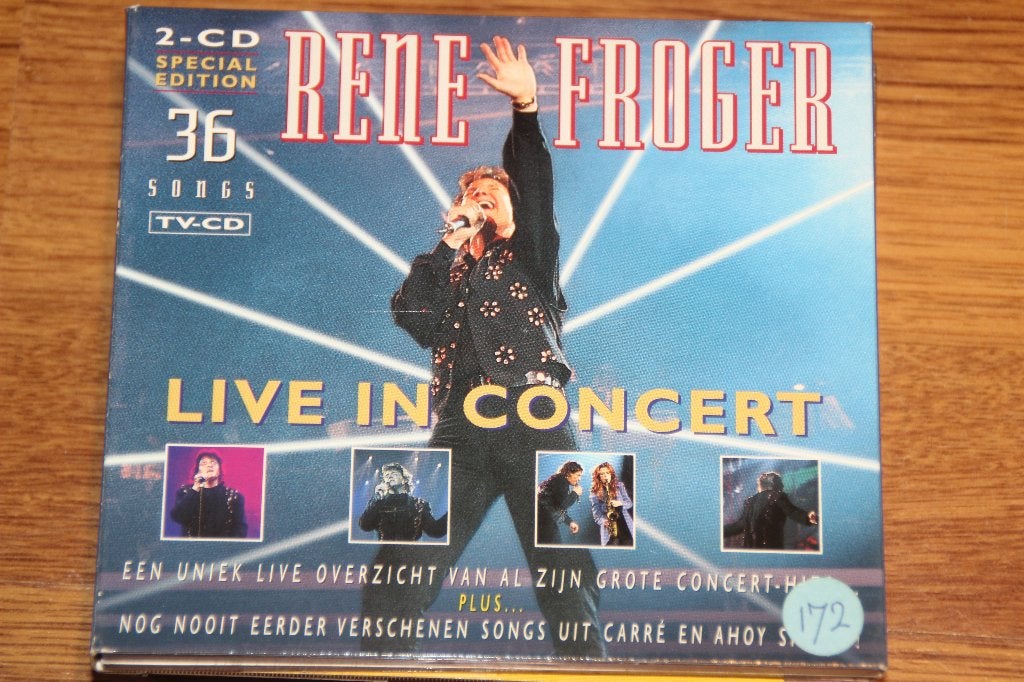 rene froger live in concert 2cd, Ophalen of Verzenden, Gebruikt