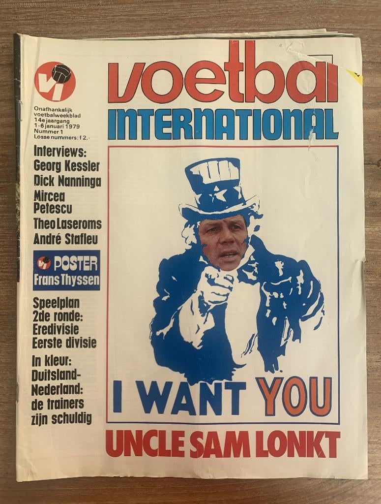 Voetbal International VI Div. tijdschriften uit 1979 / €1,50, Verzamelen, Sportartikelen en Voetbal, Ophalen of Verzenden, Zo goed als nieuw