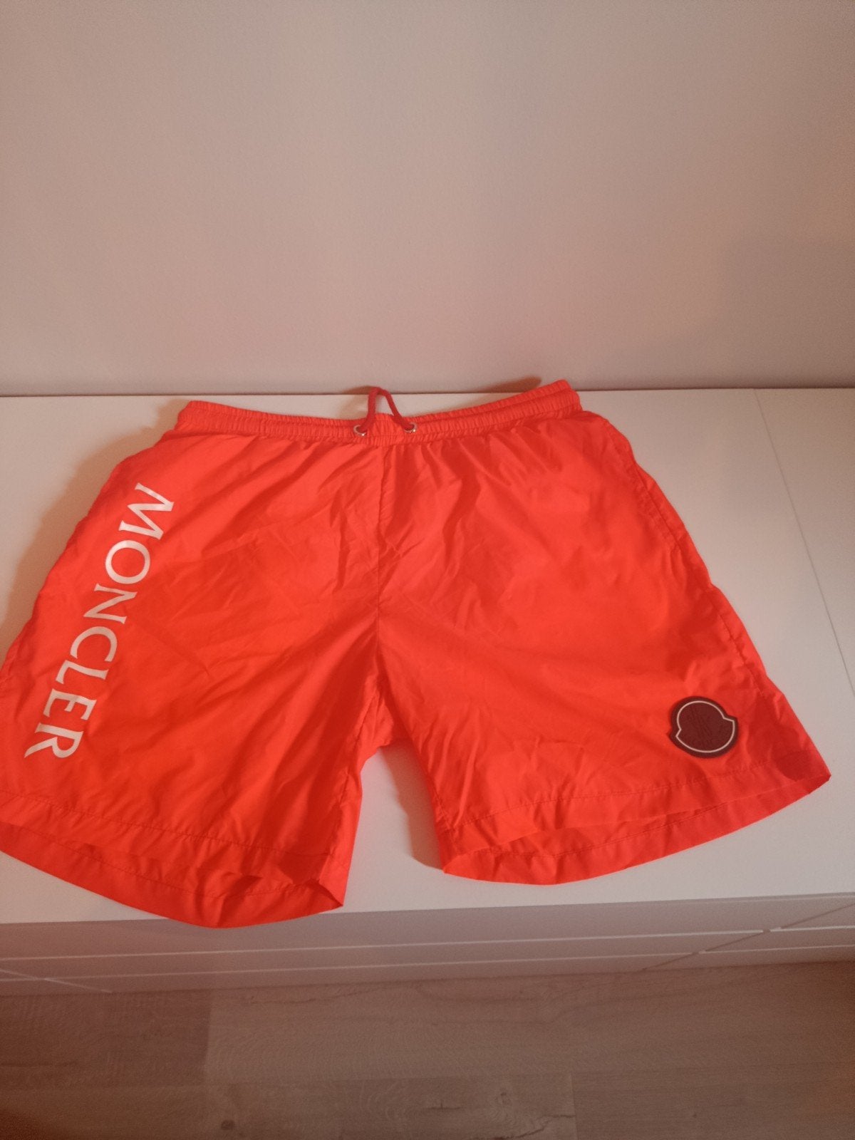 Moncler Zwemshort Oranje Maat M/L, Kleding | Heren, Moncler, Maat 48/50 (M), Oranje, Ophalen of Verzenden