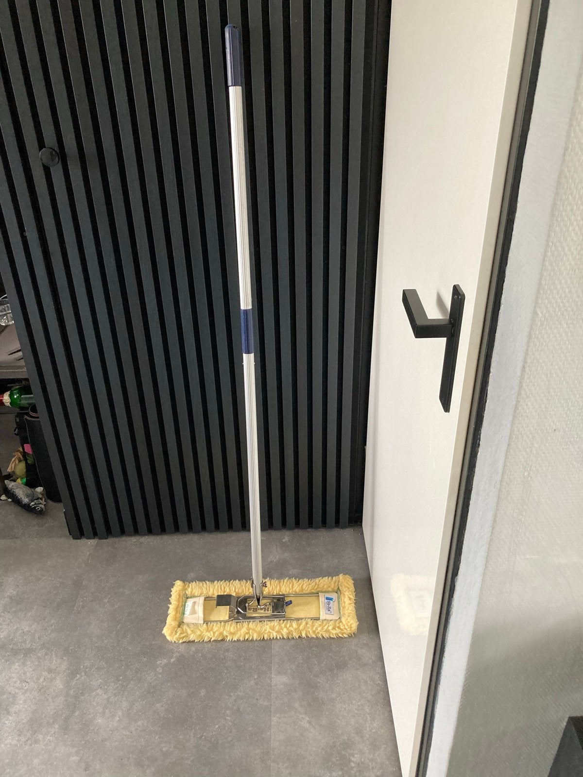 HARA Dweilstok met gele vacht voor stofopname 42 cm, Huis en Inrichting, Schoonmaakartikelen, Ophalen, Mop of Dweil