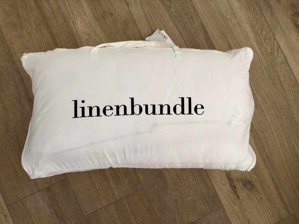 Linenbundle Feels Like Down Kussen 40x75 cm, Ophalen of Verzenden, Nieuw, Wit, Rechthoekig
