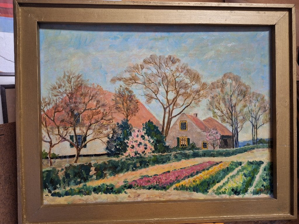 Schilderij Heemskerk, Paneel, Oud hollands, Gedateerd, Ophalen of Verzenden