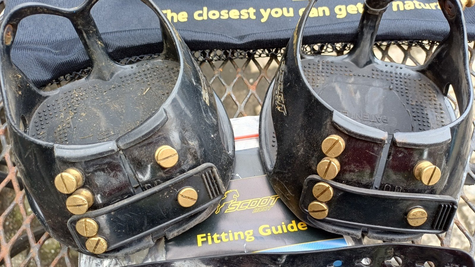 Scootboots maat 00, Shetlander, Hoefschoenen, Scootboots, Rijden