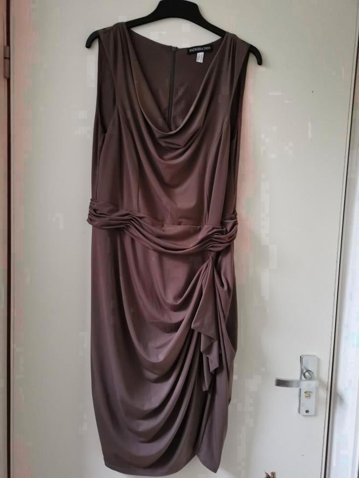 Jurk Patrizia Dini maat 42 / 44 50 euro nu 40 euro, Beige, Maat 42/44 (L), Nieuw, Ophalen of Verzenden