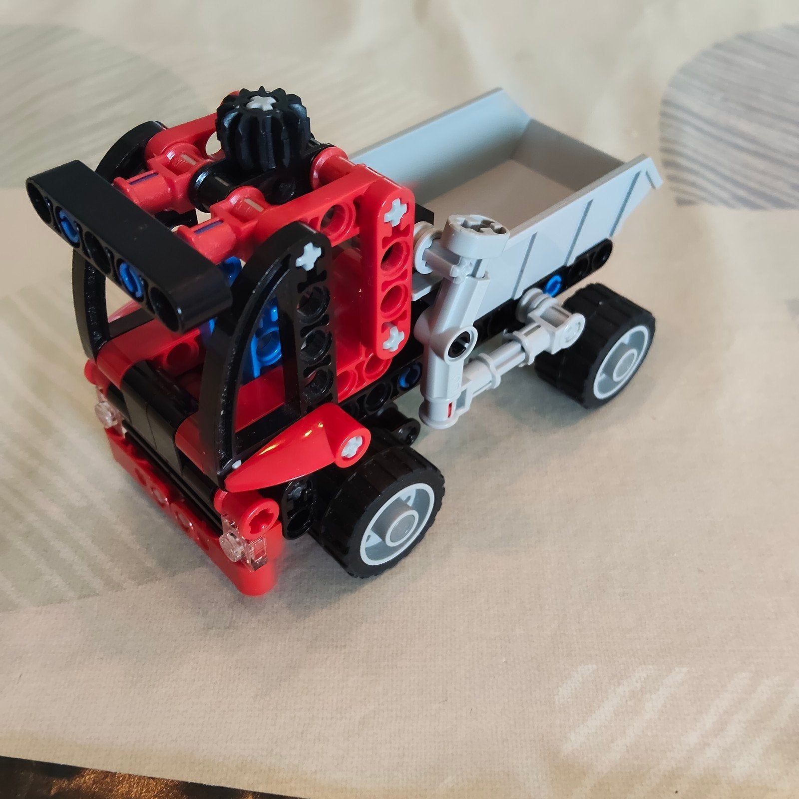 LEGO Technic 8065 Mini Kiepwagen met instructies, Gebruikt, Lego, Compleet, Ophalen of Verzenden