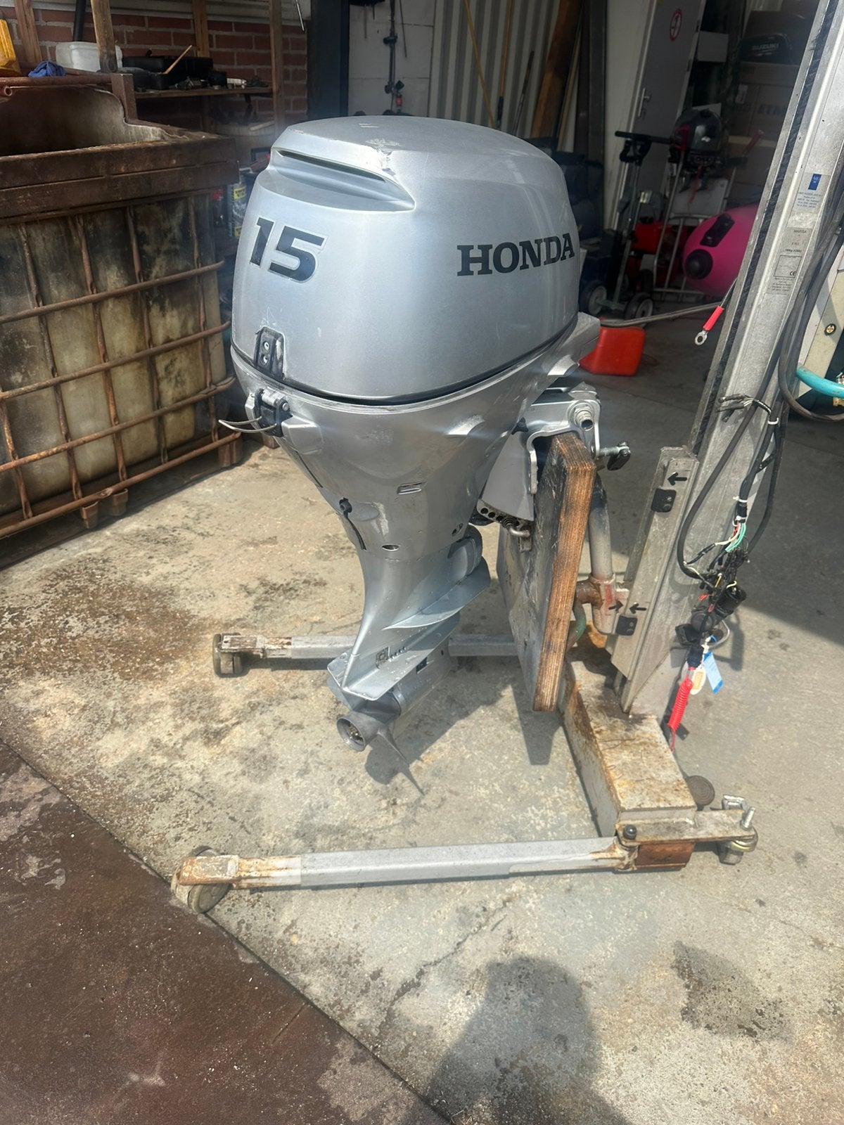 nette Honda 15 pk 4 takt, kortstaart. Electrische start 2020, Ophalen, 10 tot 30 pk, Honda, Viertaktmotor