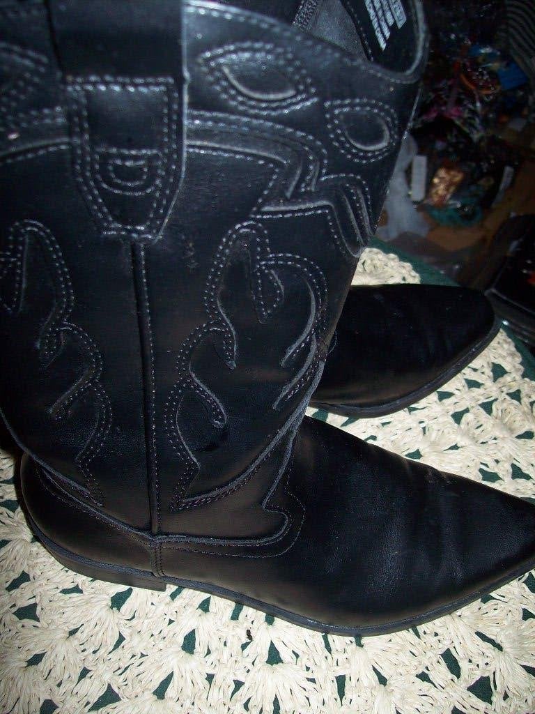 Boho Cowboy laarzen  zwart maat 34 Zara, Meisje, Ophalen of Verzenden, Zara, Laarzen
