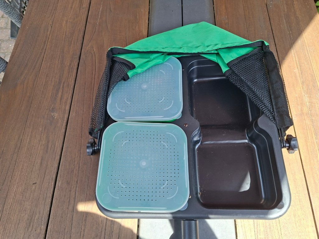 Sensas aastafel afm. 37,5 * 37,5 cm, Watersport en Boten, Hengelsport | Witvissen, Ophalen, Nieuw, Complete set