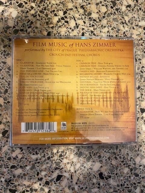 Film Music of Hans Zimmer, Ophalen of Verzenden, Zo goed als nieuw