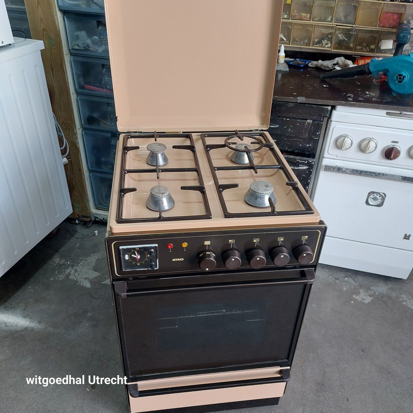 Gasfornuis Met elektrische oven, Huis en Inrichting, Keuken | Keukenbenodigdheden, Ophalen of Verzenden