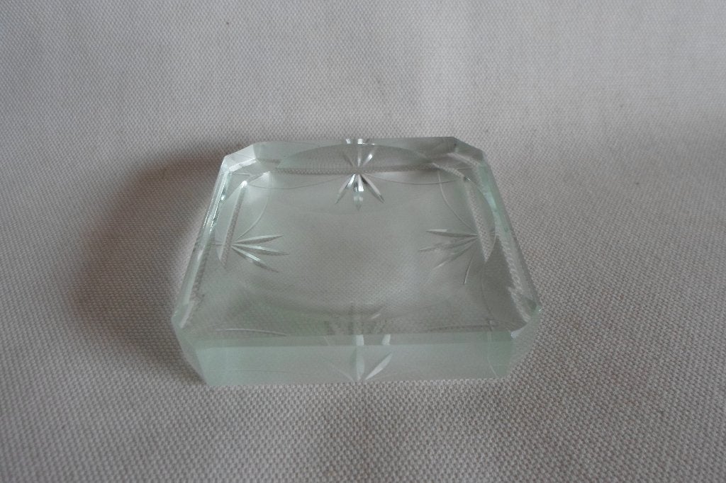 Asbakje Geslepen Kristal, Ophalen of Verzenden