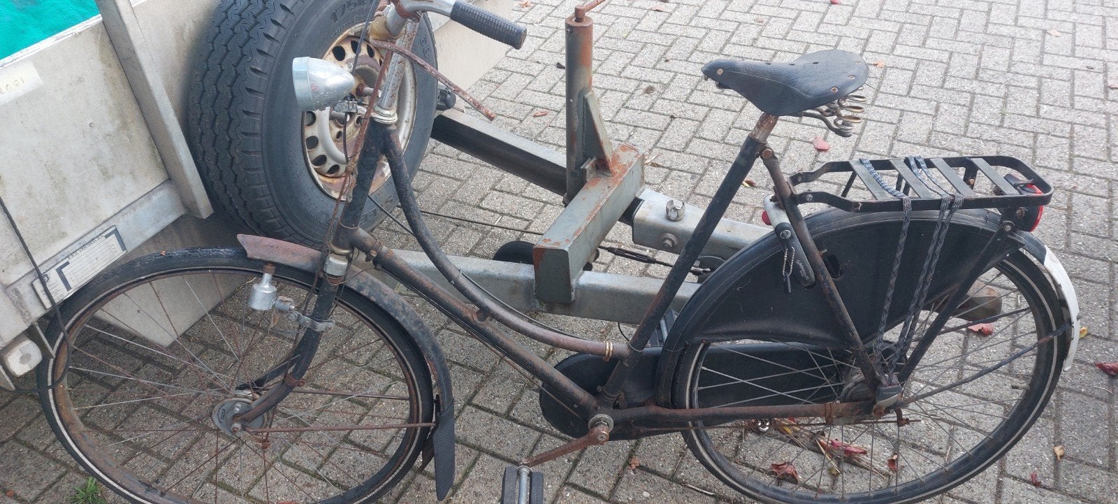 fongers oma fiets oltimer, Fietsen en Brommers, Ophalen, Gebruikt, Versnellingen