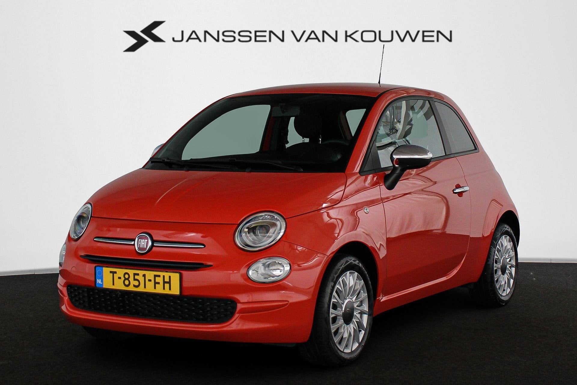 Fiat 500 1.0 Hybrid Navigatie Climate Control Apple CarPlay, Voorwielaandrijving, Stof, Euro 6, Overige kleuren