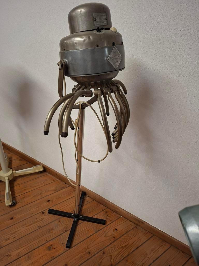 Antieke Climazon Haardroger - Vintage Kappersapparaat, Antiek en Kunst, Ophalen of Verzenden